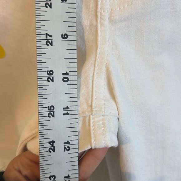 J Crew 9" vintage slim-straight jean‎ in white wash Womens Size 31 - Picture 11 of 12